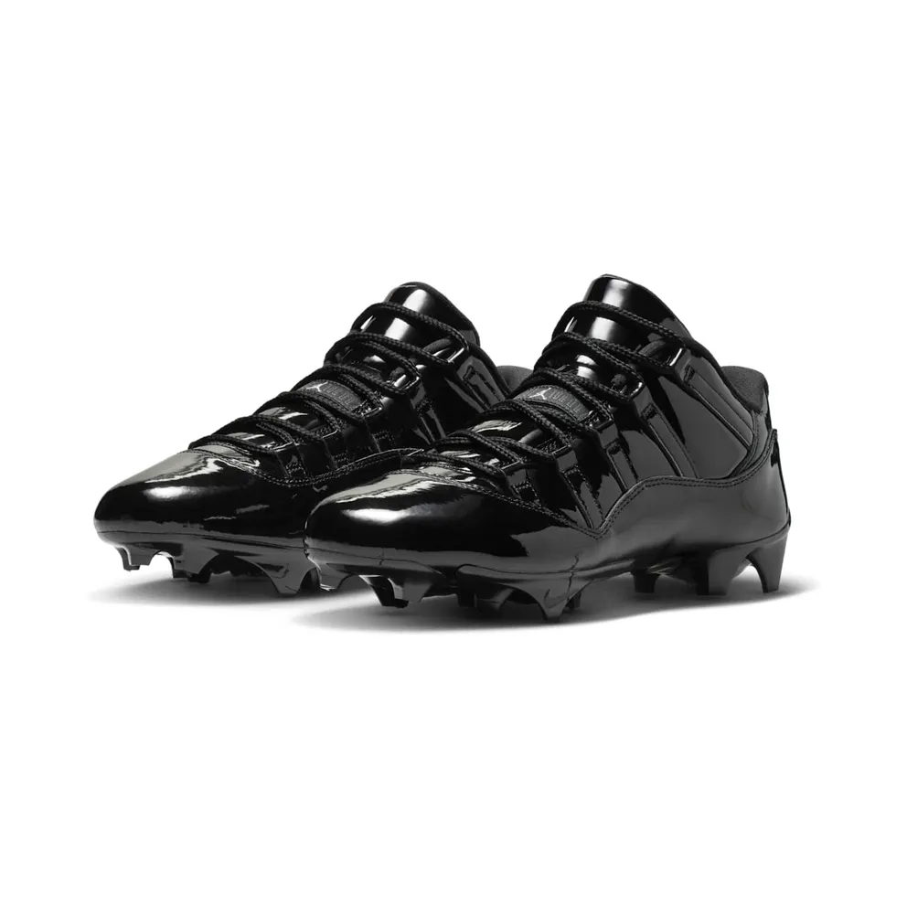Air Jordan 11 Low TD Cleat “Patent Black” (IQ8113-001)