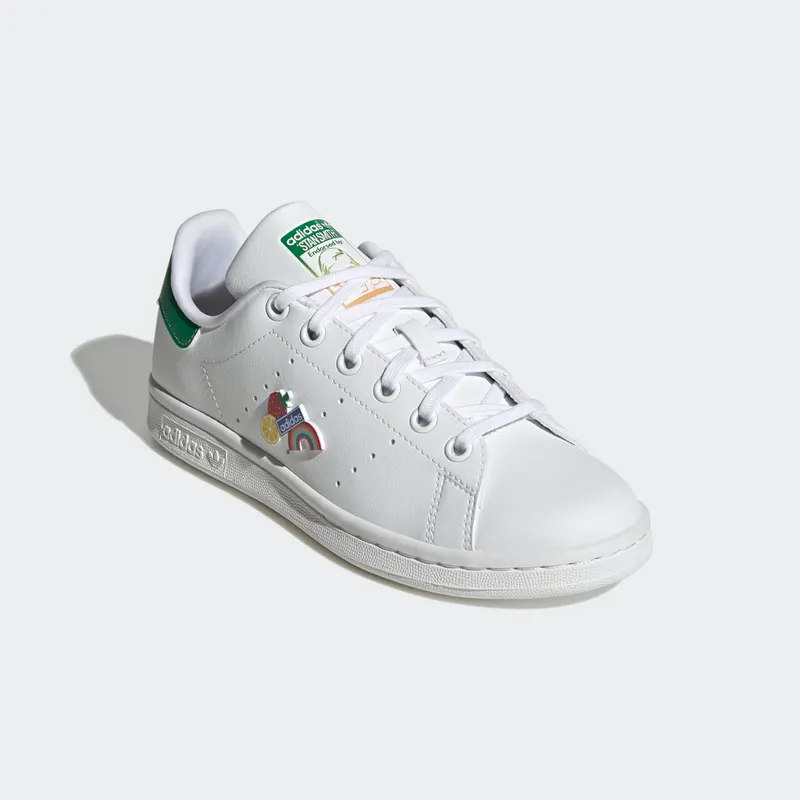Adidas Stan Smith Cloud White / Green / Pulse Amber (GW8156)