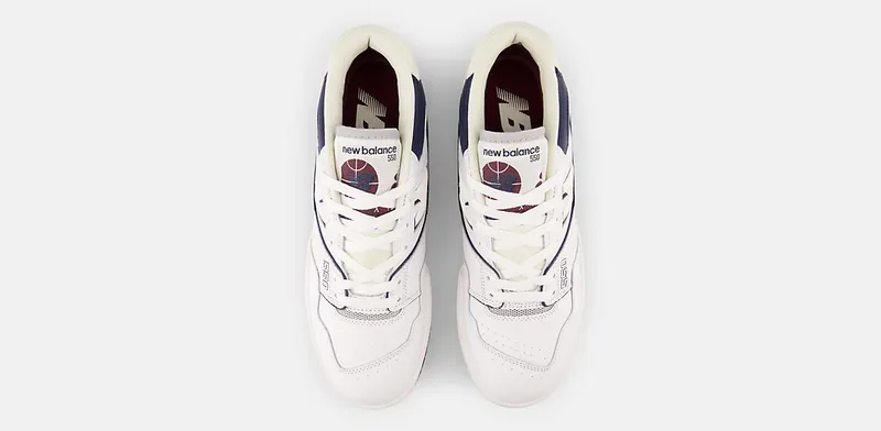 New Balance 550 “White / Indigo / Burgundy” (BB550PWB)