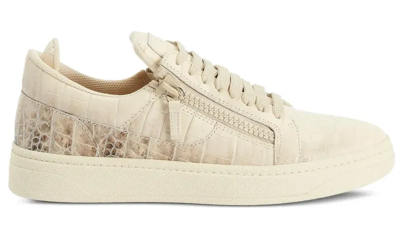 Giuseppe Zanotti GZ94 Sneakers mit doppeltem Reißverschluss – Nude (RM50005001)