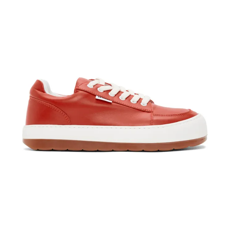 Sunnei Red Leather Dreamy Sneakers (D01RED)