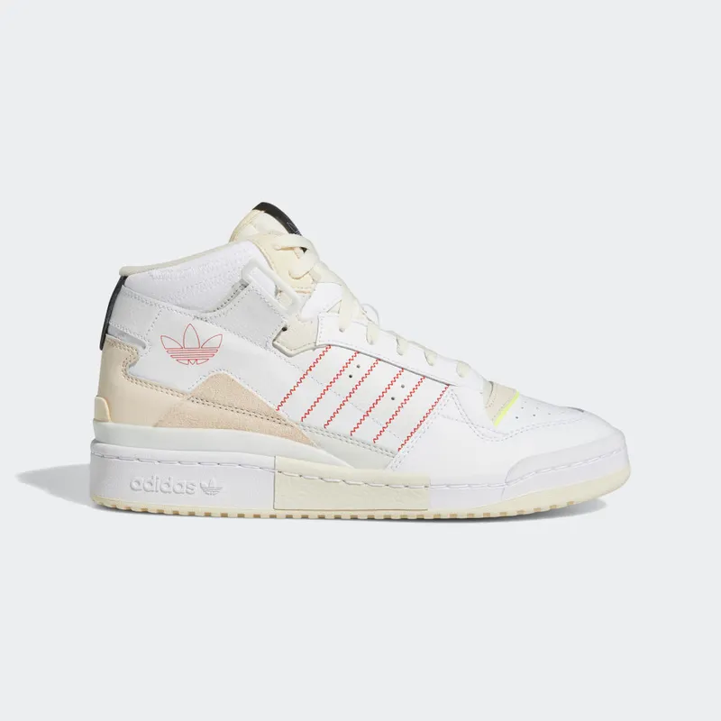 Adidas Forum Exhibit Mid Cloud White / Core Black / Vivid Red (GZ0946)