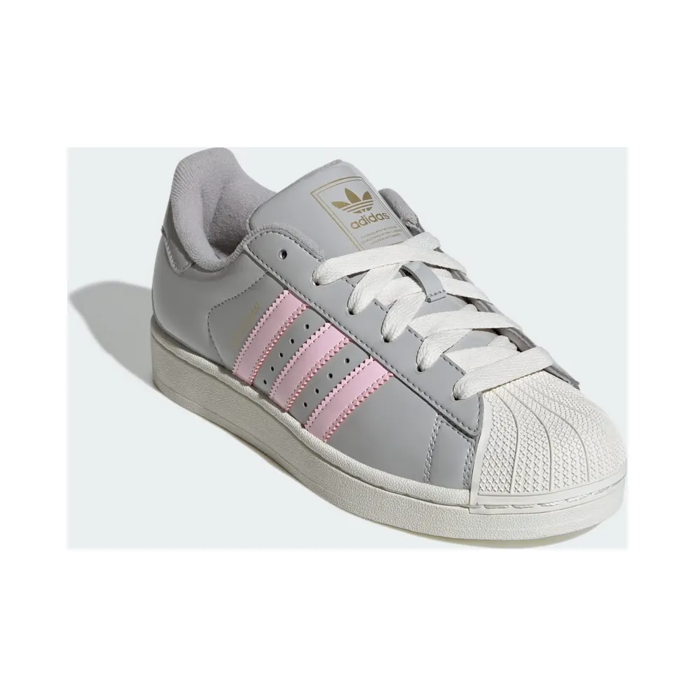 Adidas SUPERSTAR SHOES Grey Two / Clear Pink / Off White (KI8052)