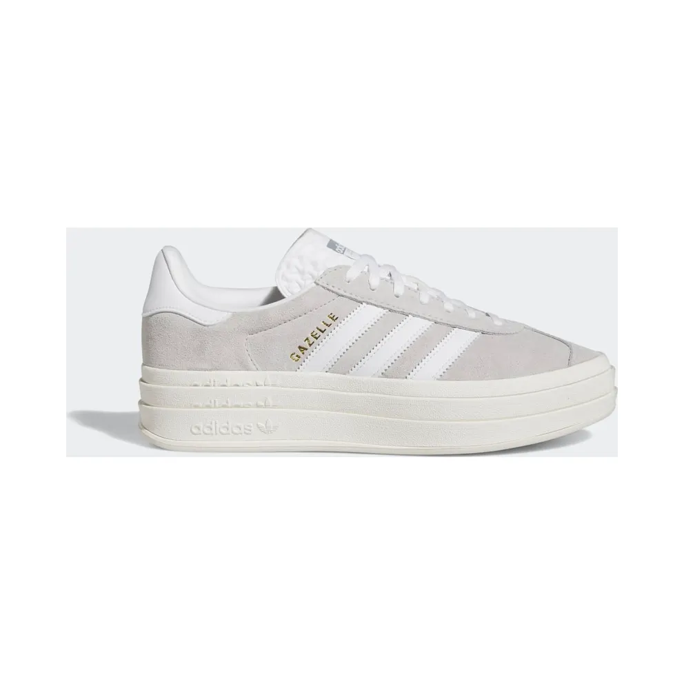 Adidas Gazelle Bold Grey Two / Cloud White / Core White (HQ6893)