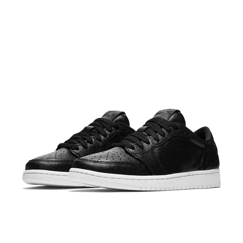 Jordan 1 Retro Low NS Black White (W) Black/White-Metallic Gold (AH7232-011)