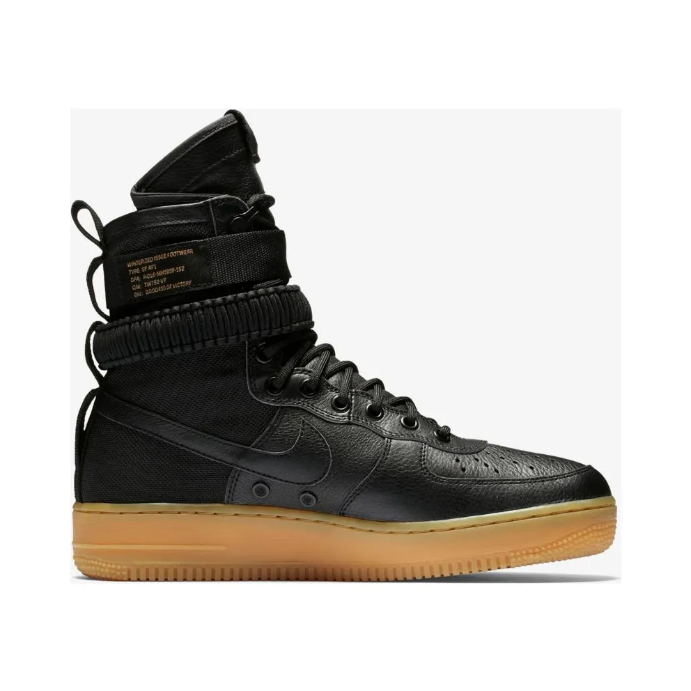 Nike SF Air Force 1 Black Gum Black Gum/Light Brown (859202-009)