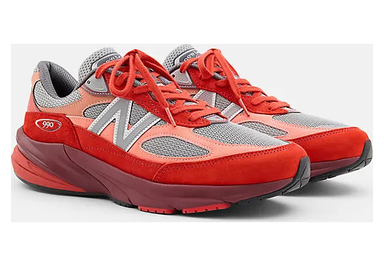 New Balance 990v6 “Made in USA – Molten Lava” (U990RT6)