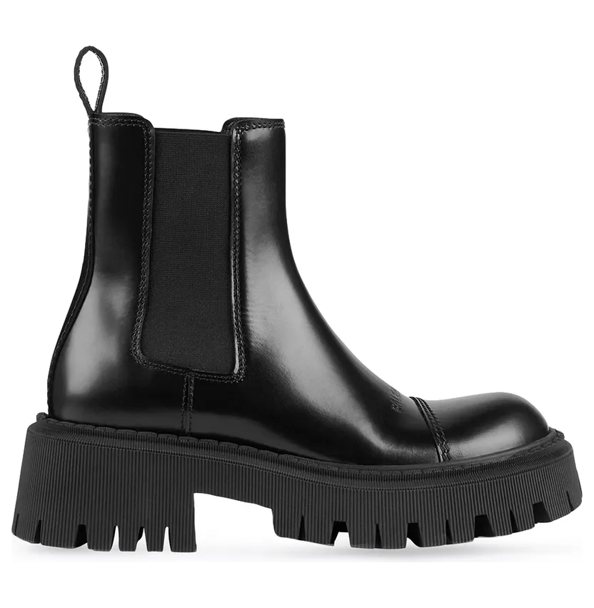 Balenciaga Tractor 20mm Boot Black (W) (641399WA8E91000)
