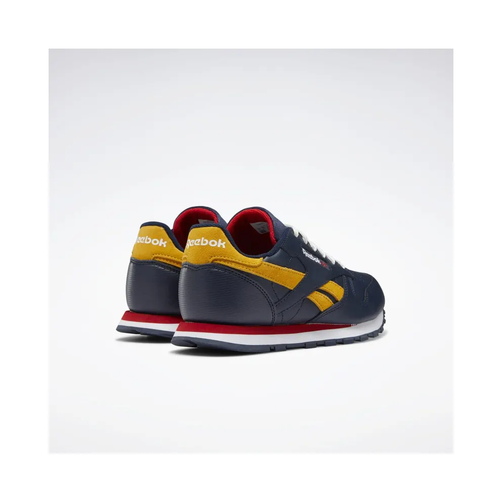 Reebok Classic Leather Shoes Vector Navy / Vector Red / Collegiate Gold (G58359)