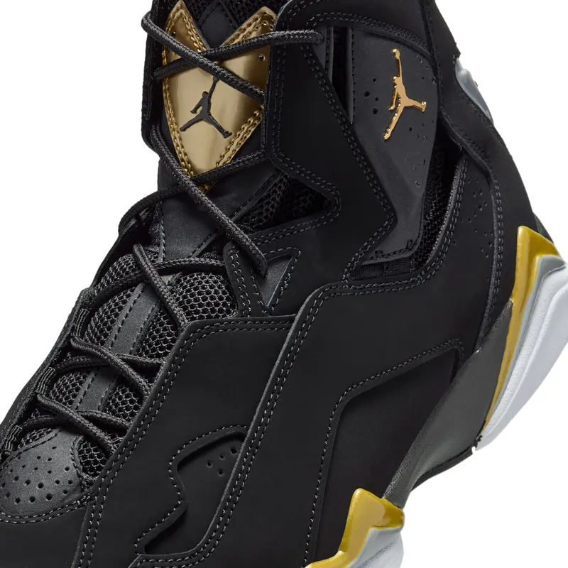 Jordan True Flight Black Metallic Gold Black/Metallic Gold-Wolf Grey-White (342964-070)