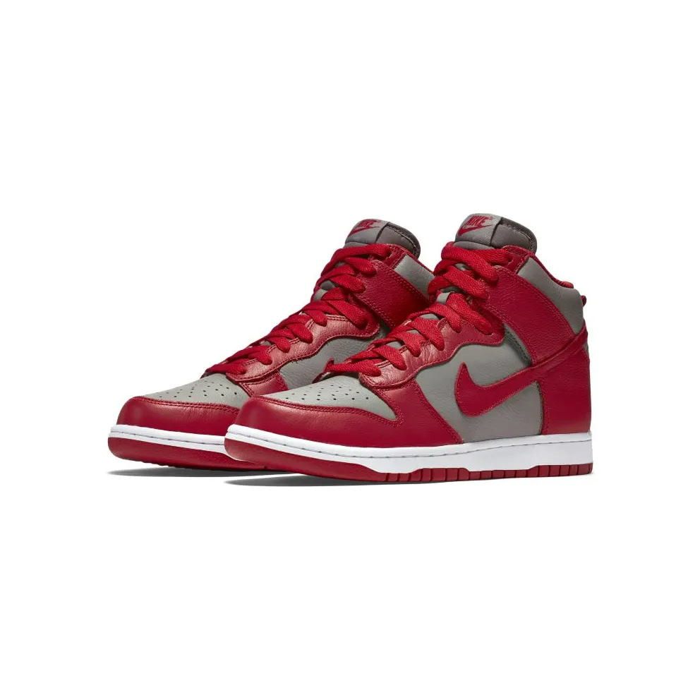 Nike Dunk High UNLV Soft Grey/University Red (850477-001)