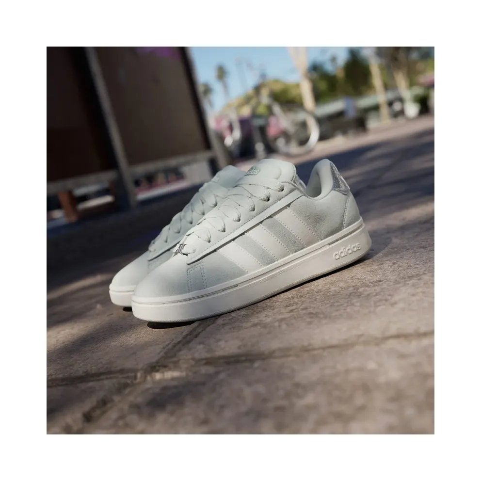 adidas Grand Court Alpha 00s Linen Green Off White Silver Metallic (JH8670)