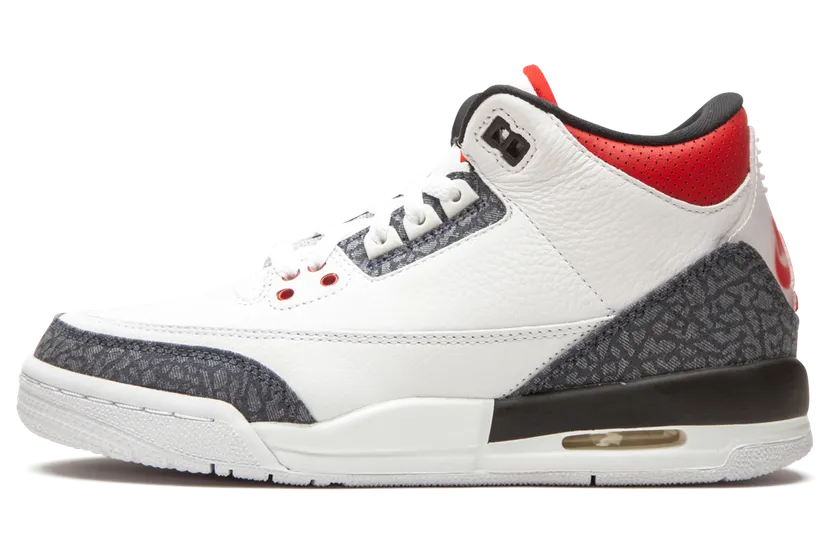 Air Jordan 3 Retro Denim SE GS Fire Red (CZ6634-100)