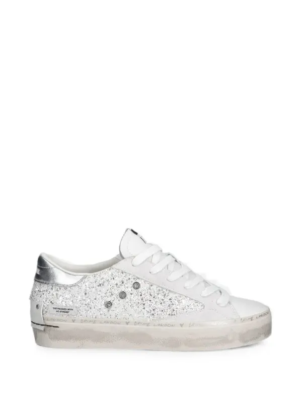 Crime London Sneakers im Glitter-Look – Weiß (29052PP8)