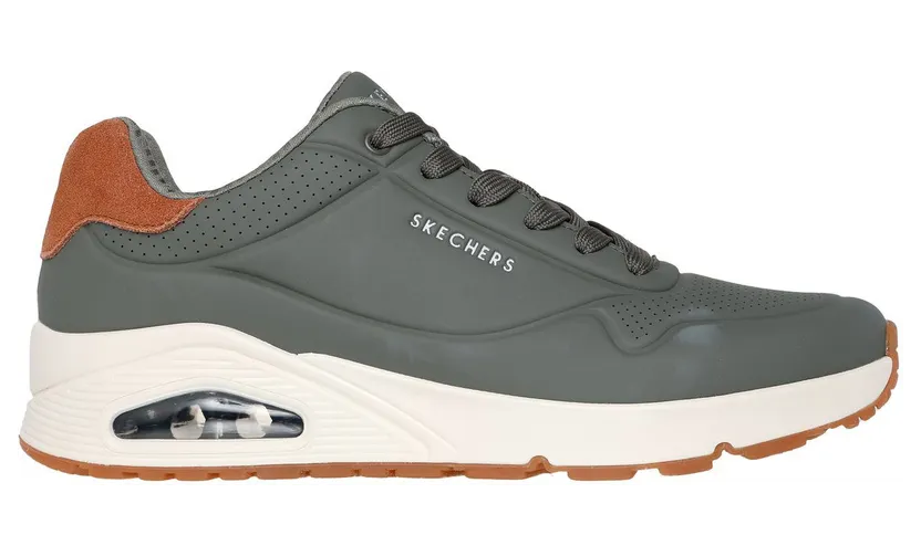 Skechers UNO – Suited On Air Sneaker Olijf