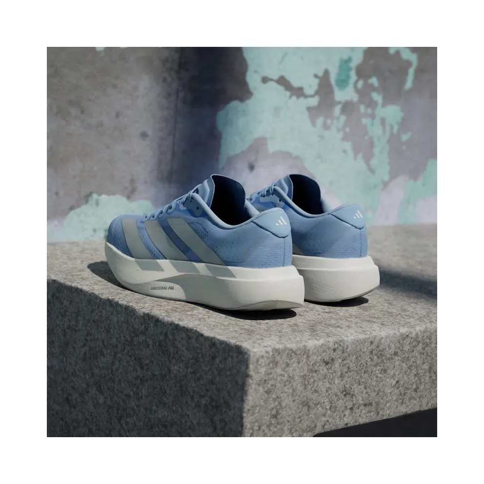 Adidas Adizero EVO SL Glow Blue / Silver Metallic / Cloud White (JS4453)