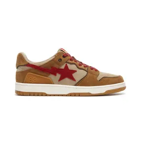 A Bathing Ape Sk8 Sta Wheat Red (001FWG701030X)