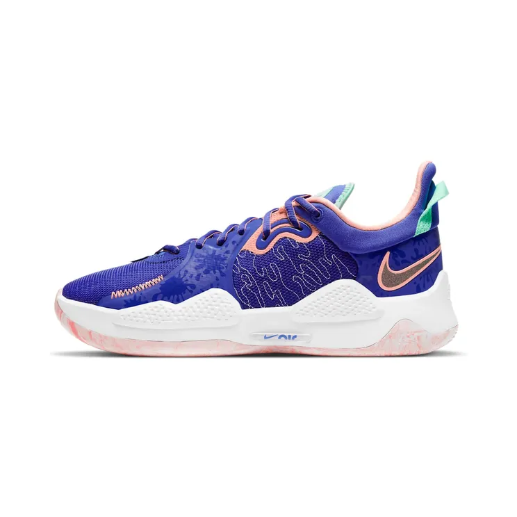 Nike PG 5 “Lapis / Crimson Bliss / Barely Green / Blue Void” (CW3143-400)