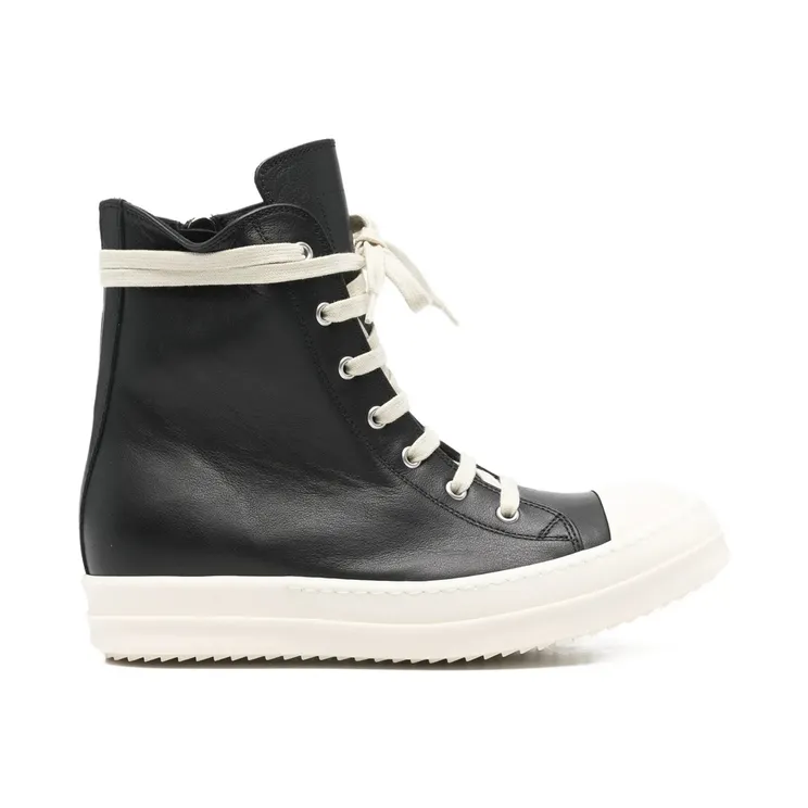 Rick Owens Lace-up Leather “Black” (RP01F6890 LCO 911)