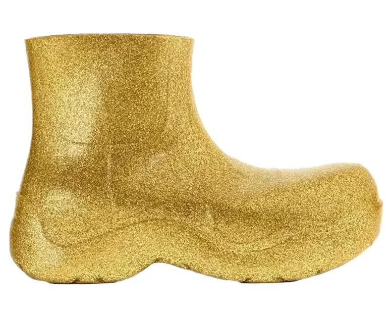 Bottega Veneta Puddle Ankle Boots Gold (640043V10Q08265)