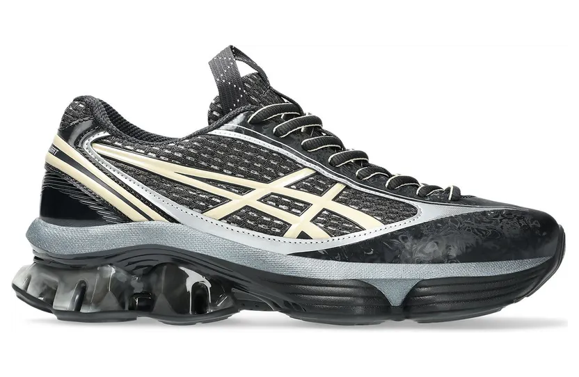 Asics GEL-Kinetic Fluent US6-S “Kiko Kostadinov – Black / Vanilla” (1203A748-001)