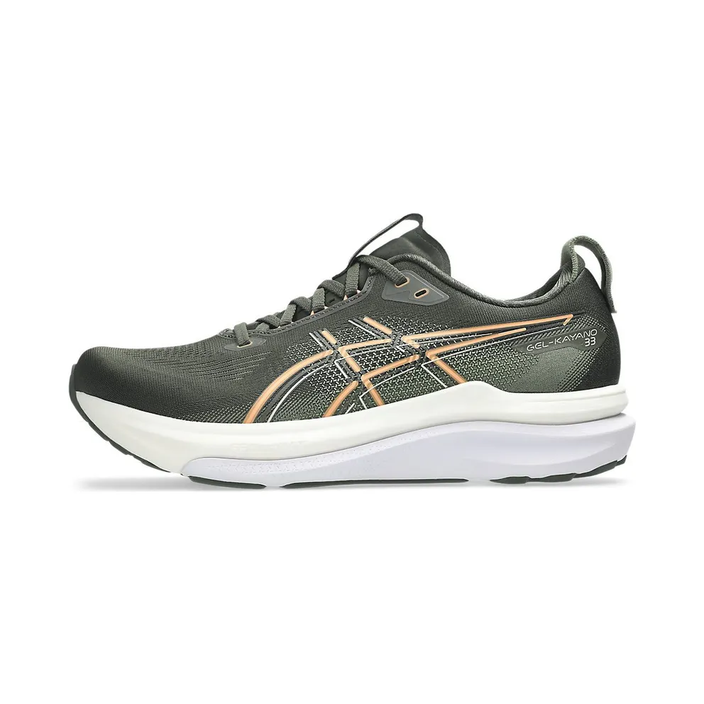 ASICS GEL-KAYANO 33 “Vintage Khaki / Bright Sunstone” (1011C167-200)