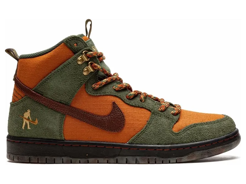 Nike x Pass~Port SB Dunk High Work Boots Sneakers – Grün (DO6119)