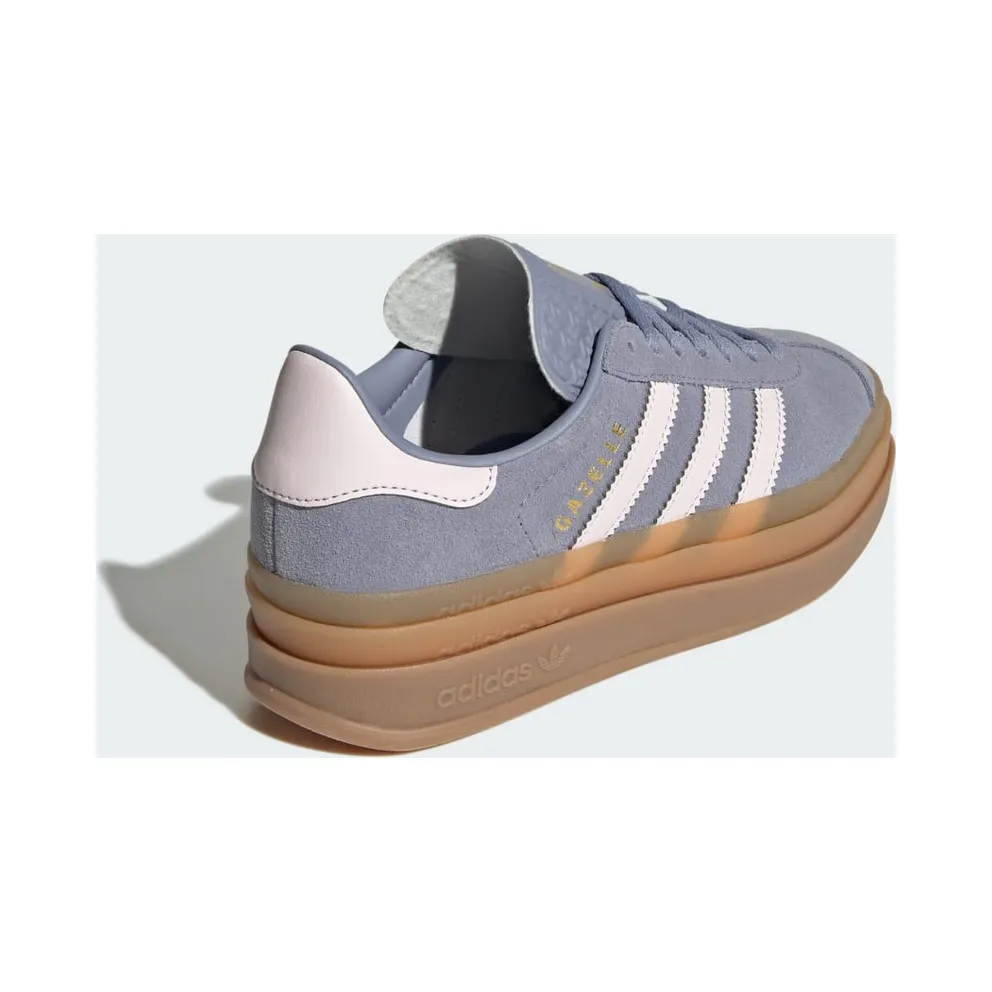 Adidas Gazelle Bold Kids Silver Violet / Almost Pink / Gum (JQ1297)