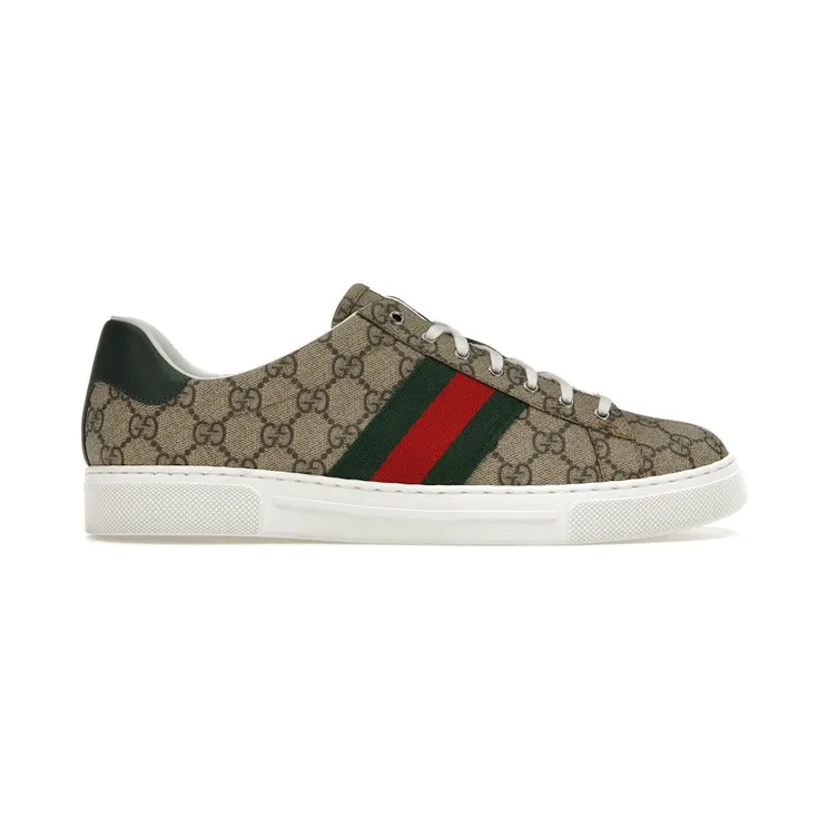 Gucci Ace Web Beige Ebony (760775 FACMZ 9746)