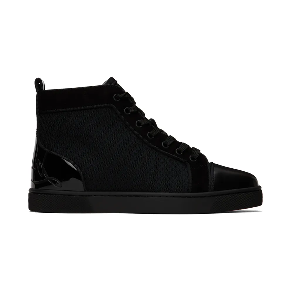 Christian Louboutin Black Fun Louis Sneakers (3220713)
