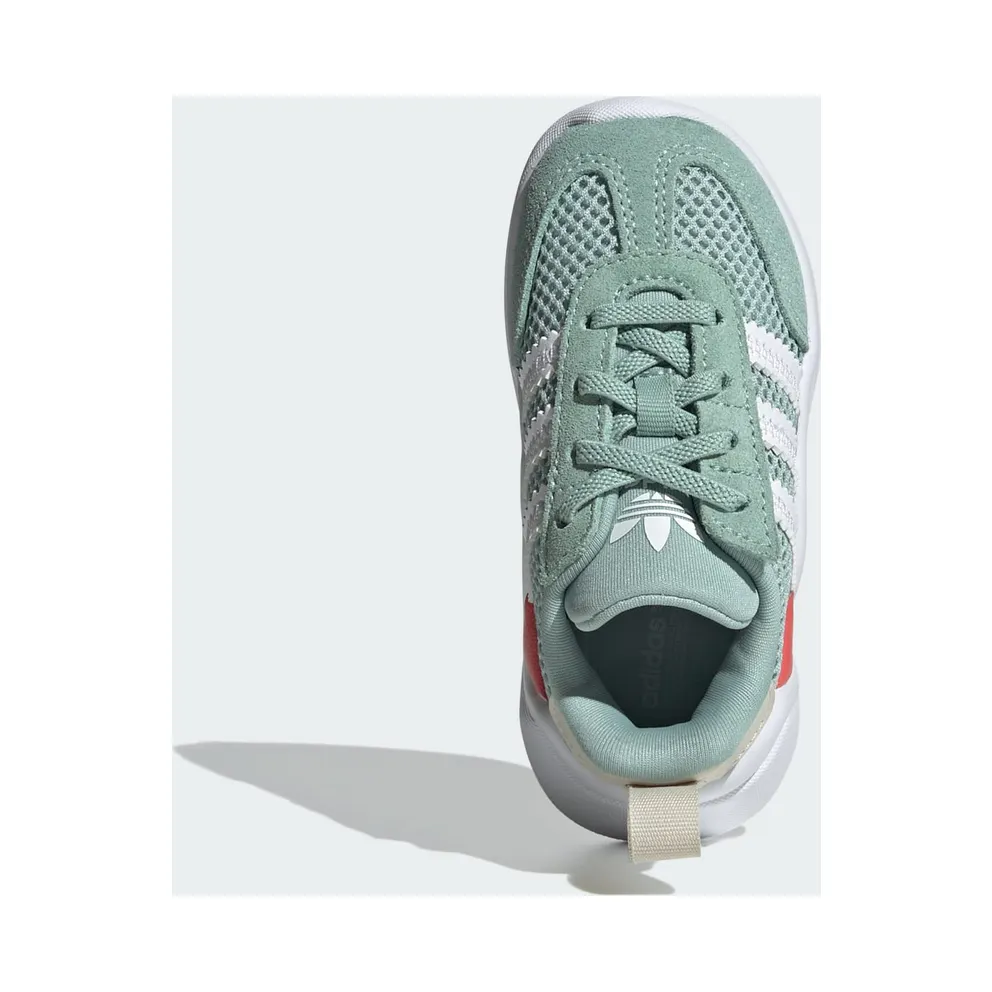 adidas Adifom 70s Comfort Closure Elastic Laces Shoes Kids “Hazy Green / Cloud White / Alumina” (IG4314)