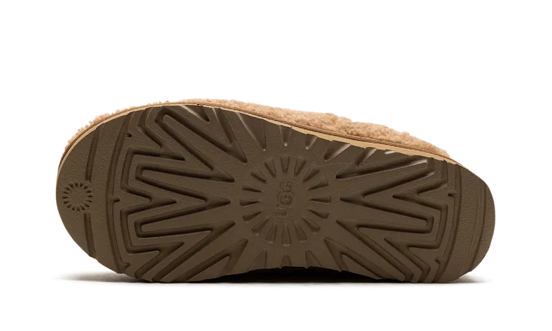 Ugg Tasman Maxi Curly Slide “Chestnut” (1158356-CHE)