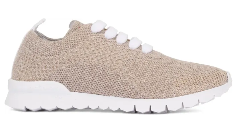 Kiton Sneakers aus Kaschmir – Nude (DSSFITSN0084770BEIG)