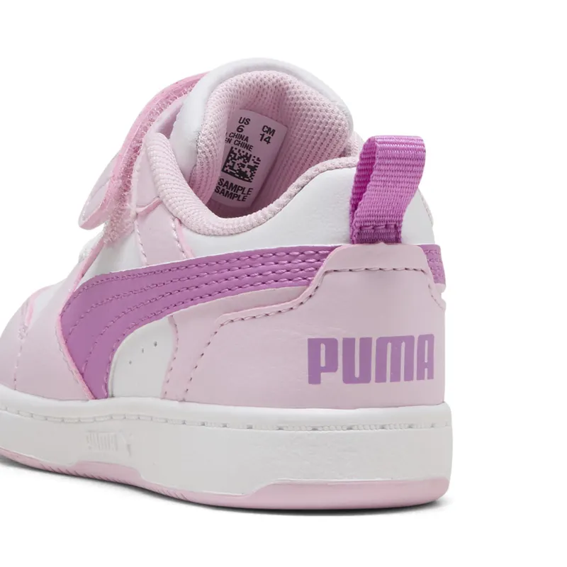 Puma Rebound v6 Lo “Pearl Pink / Mauve Pop / Puma White” (397420_35)