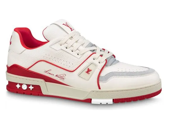 Louis Vuitton Trainer #54 Signature White Red (1ABFBE)