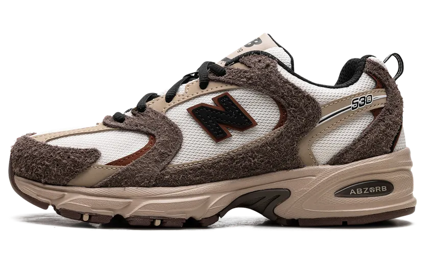 New Balance 530 “Brown Tan”: rustig van een afstand, ruig van dichtbij