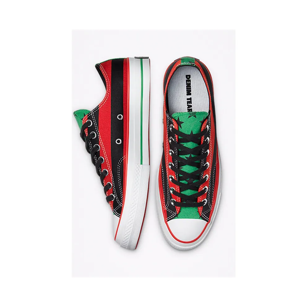 Converse Chuck Taylor All-Star 70s Ox Denim Tears Black Black Beauty/Fiery Red (170545C)