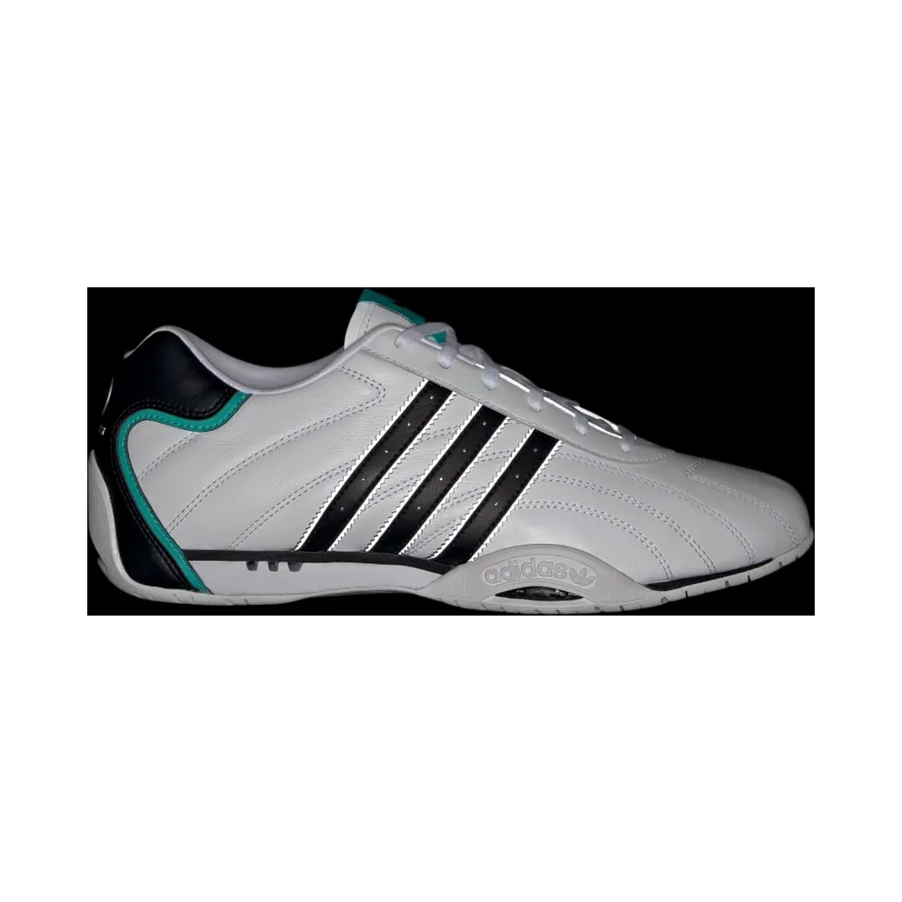 Adidas ADIRACER LO MERCEDES AMG PETRONAS F1 TEAM Shoes Cloud White / Core Black / Silver Metallic (JR4544)