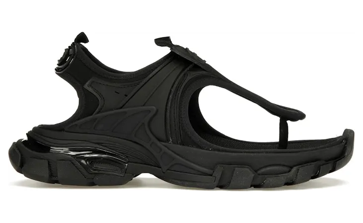 Balenciaga Track Thong Sandal Black (W) (618089W2PA11000)