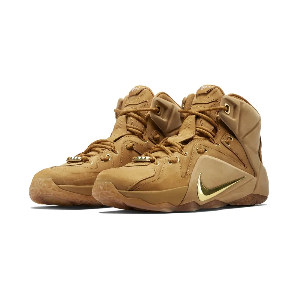 Nike LeBron 12 EXT Wheat Wheat/Metallic Gold (744287-700)