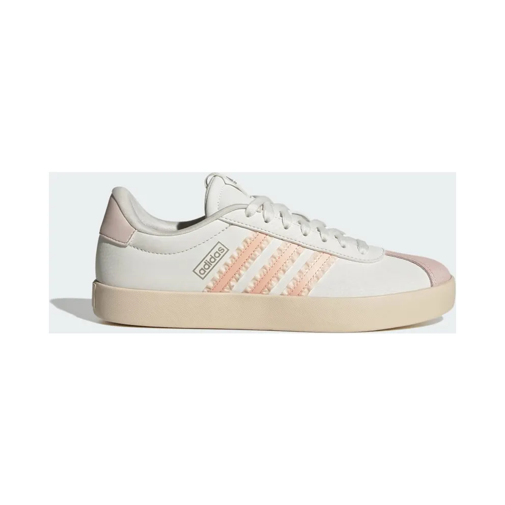adidas VL Court 3.0 “Core White / Blush Pink / Cyber Metallic” (IH6602)