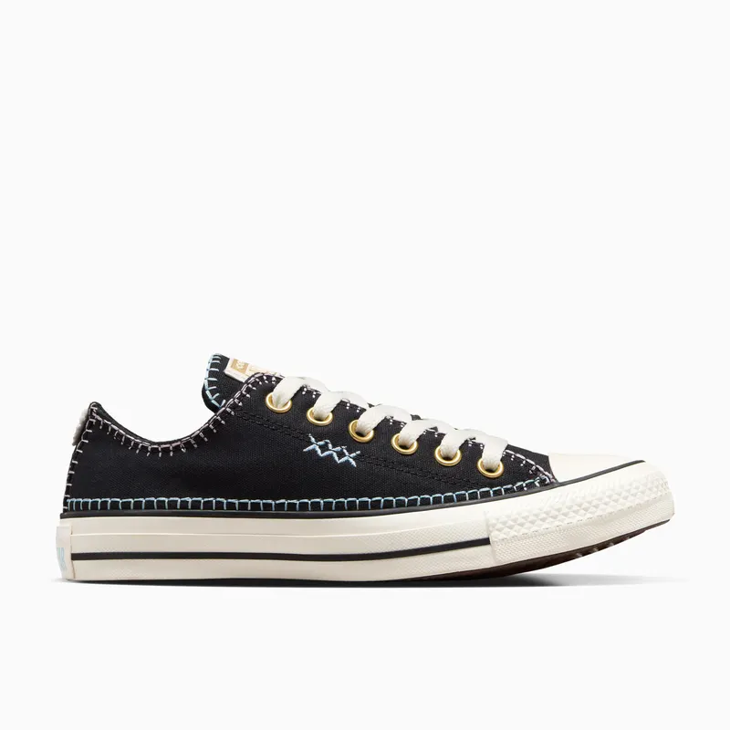 Converse Chuck Taylor All Star Crafted Stitching Black/true Sky/egret – “Black” (A07546C)