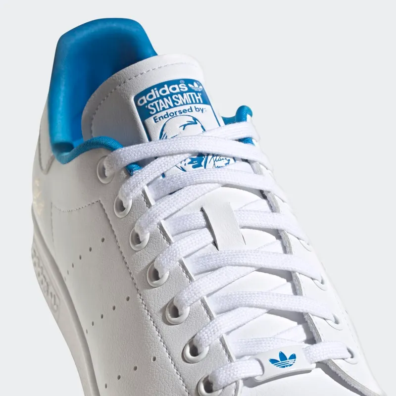 adidas Stan Smith Cloud White / Cloud White / Bright Blue (GZ7795)