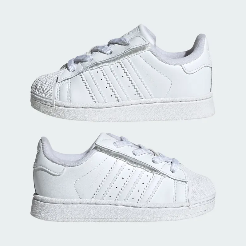 Adidas Superstar II Elastic Lace Kids Cloud White / Cloud White / Cloud White (JH9986)