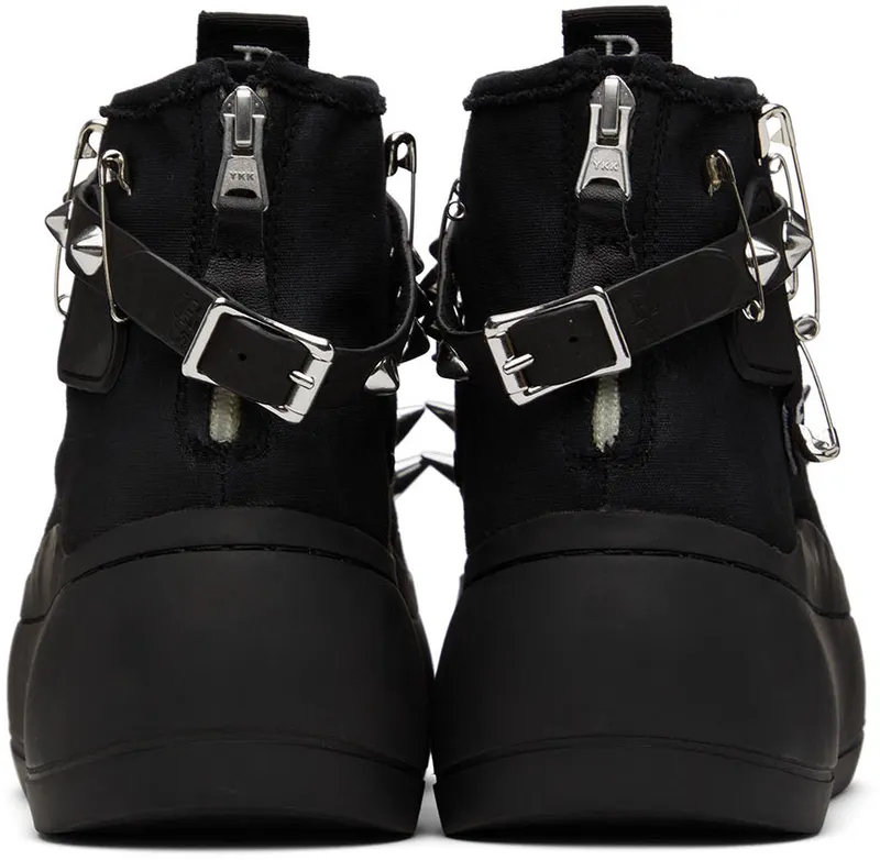 R13 Black Pyramid Studded Kurt (R13S5034-001)