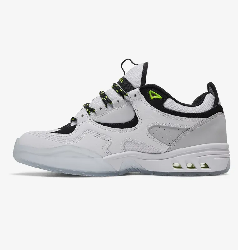 DC Shoes DC Kalis OG Monkey Time White White/Grey (ADYS100530-WGY)