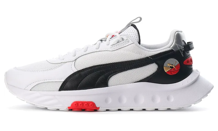 Puma Wild Rider AS Wit/Zwart/Rood (382552-01)