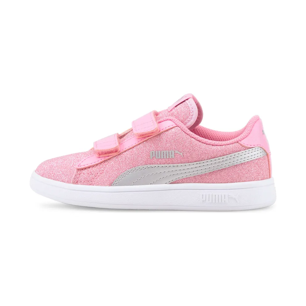 Puma Smash v2 Glitz Glam Kid Pink/Silver (36737827)