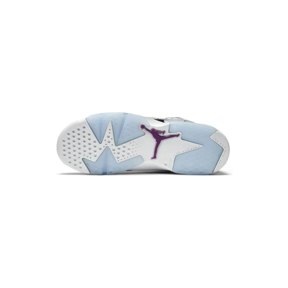 Jordan 6 Retro Grape (GS) White/Vivid Pink-Bright Grp-Black (543390-127)