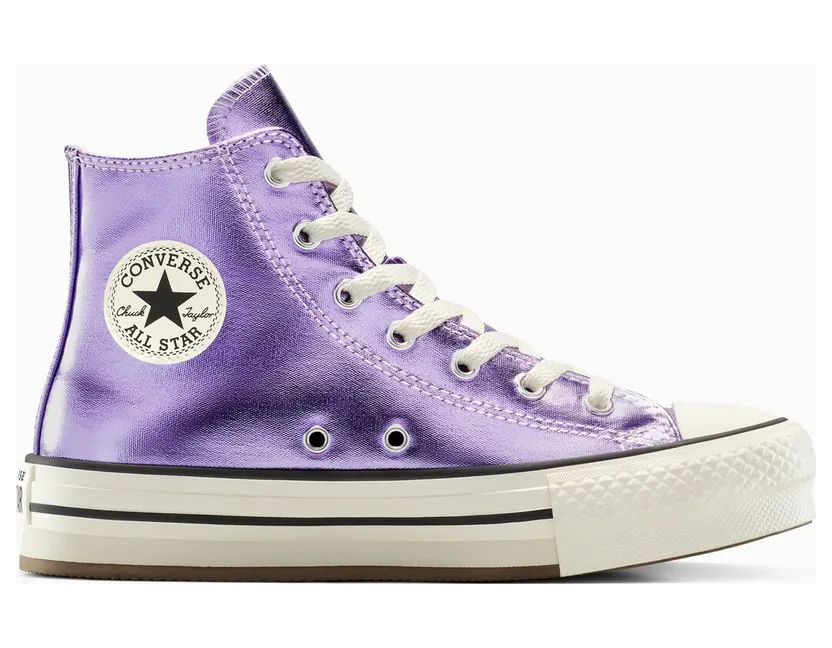 Converse Chuck Taylor All Star EVA Lift Platform Metallic Purple/Egret/Black (A13449C)